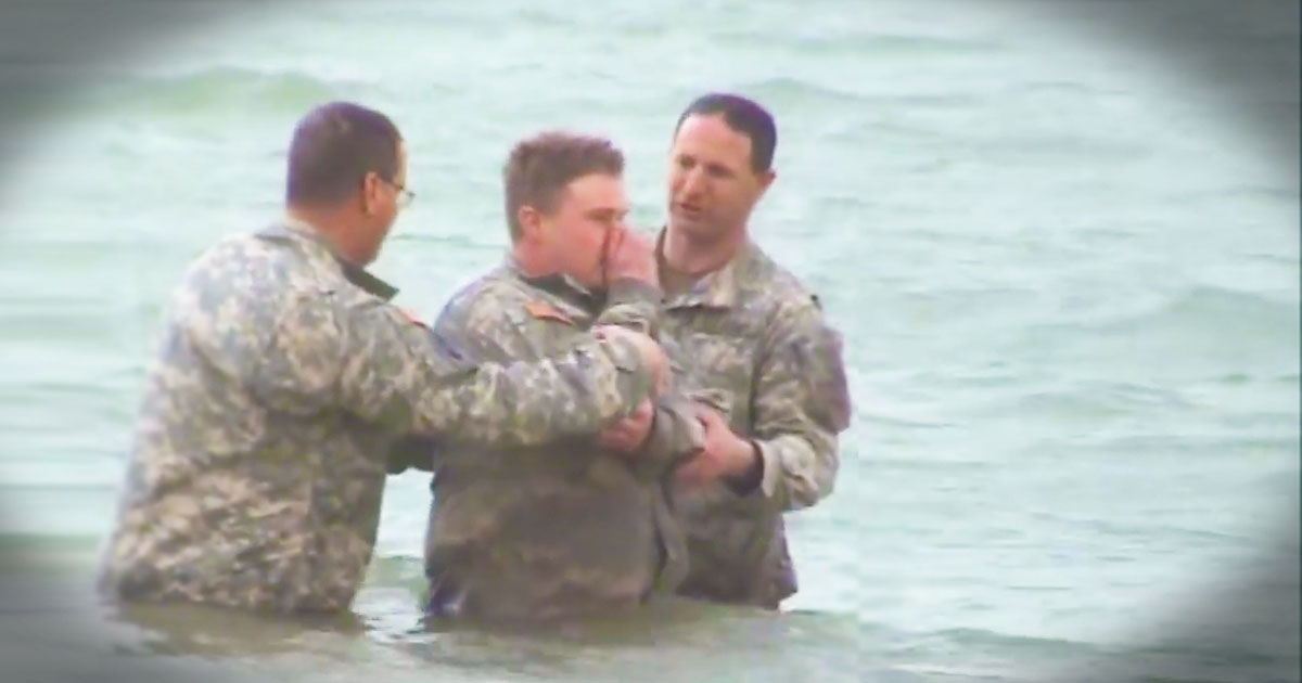 This Military Man Is Now A Soldier For Christ. I've Never Had A Baptism
