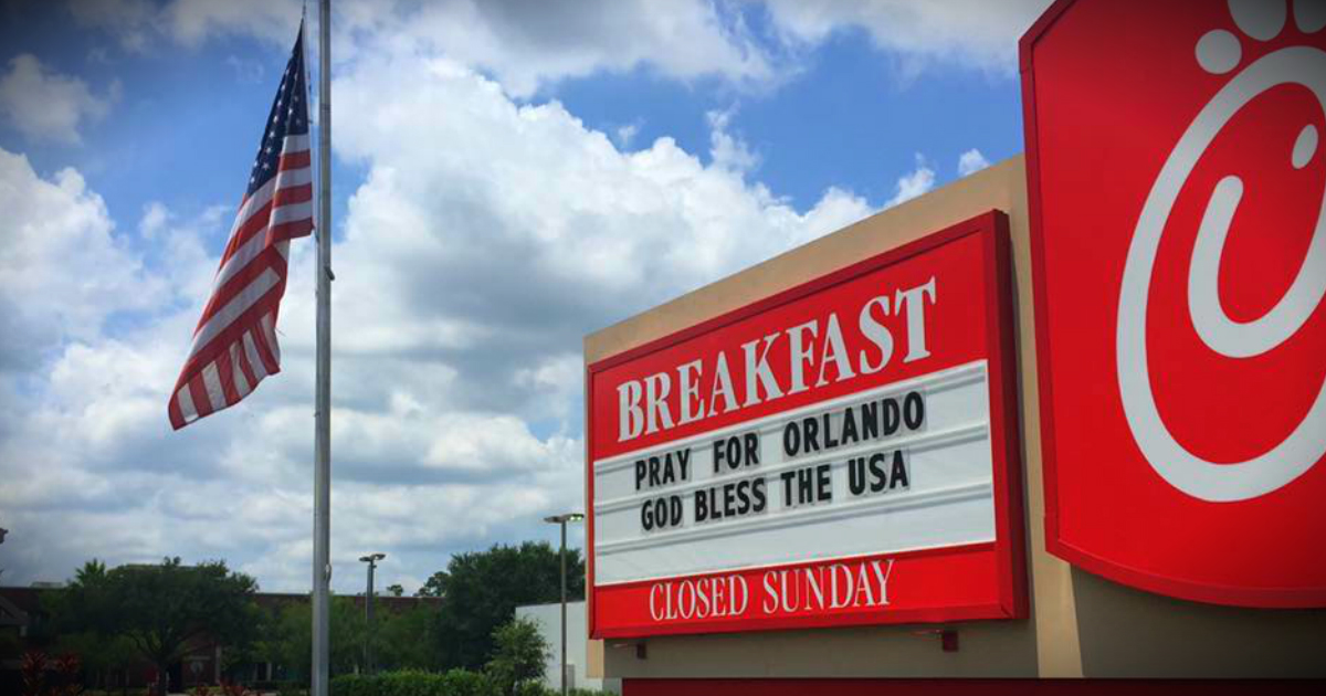 This ChickfilA Opened Its Doors On Sunday. And The Reason WHY Is