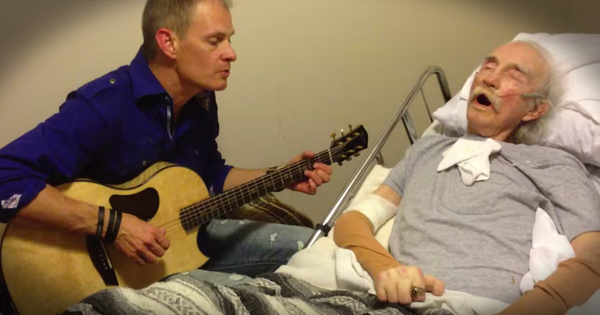 Musician Sings The First Song He Ever Played For His Dying Father Who