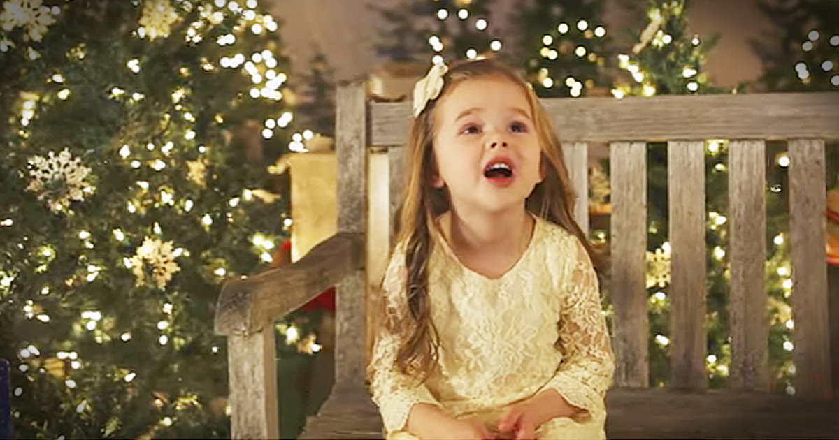 4YearOld's Sweet Version Of 'Silent Night' Is A Beautiful Christmas Gift