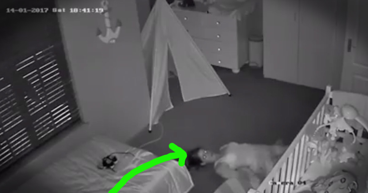 Mom Hilariously Sneaks Out Of Her Baby S Room After Getting Him Down