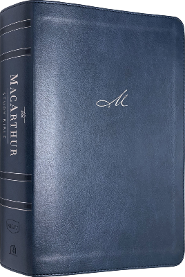 NKJV MacArthur Study Bible (Second Edition) (Leathersoft Blue)