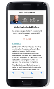 In Touch Daily Devotions Email