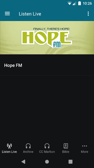 Download the Free Hope FM App!