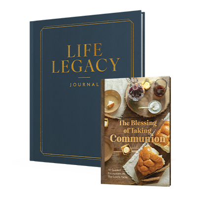 LIFE Legacy Journal & Pen / The Blessing of Taking Communion hc