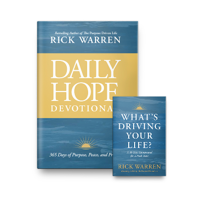 Daily Hope Devotional and What is Driving Your Life? Bundle