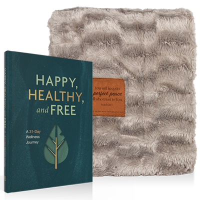 Perfect Peace blanket / Happy, Healthy, and Free