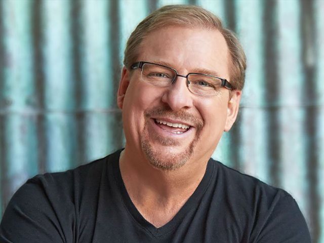 pastor rick warren chronic pain condition