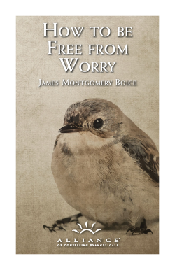 How to Be Free From Worry (PDF Download)