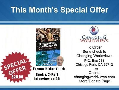 “Defeating the Totalitarian Lie” by former Hitler Youth Book & CD - $25.00