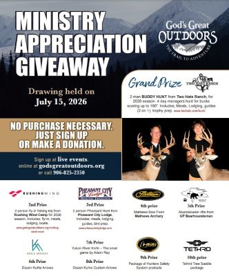 GOD'S GREAT OUTDOORS LISTENER APPRECIATION GIVE-AWAY