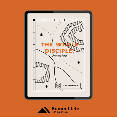 Receive The Whole Disciple: Journey Map by Pastor J.D. Greear as a gift for your donation.