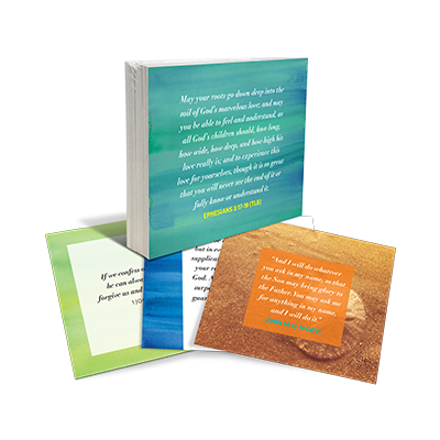 40 Days of Prayer Scripture Cards