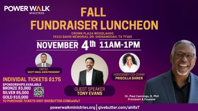 2025 Power Walk Ministries Fall Fundraiser Luncheon
